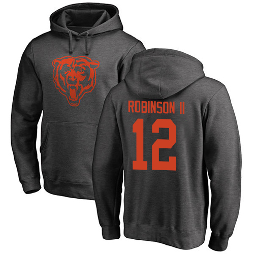 Chicago Bears Men Ash Allen Robinson One Color NFL Football #12 Pullover Hoodie Sweatshirts